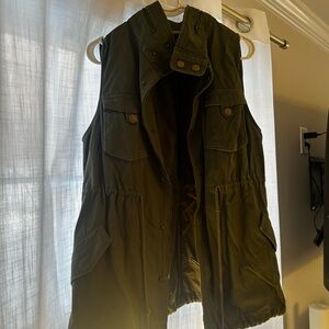 Olive Green Vest